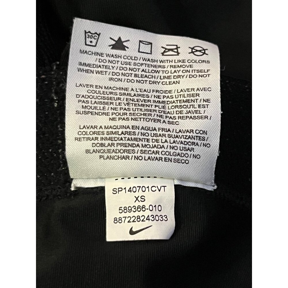 Nike Pro Capri Training Leggings Womens XS Black Dri-Fit Workout Pants Used - Picture 10 of 12